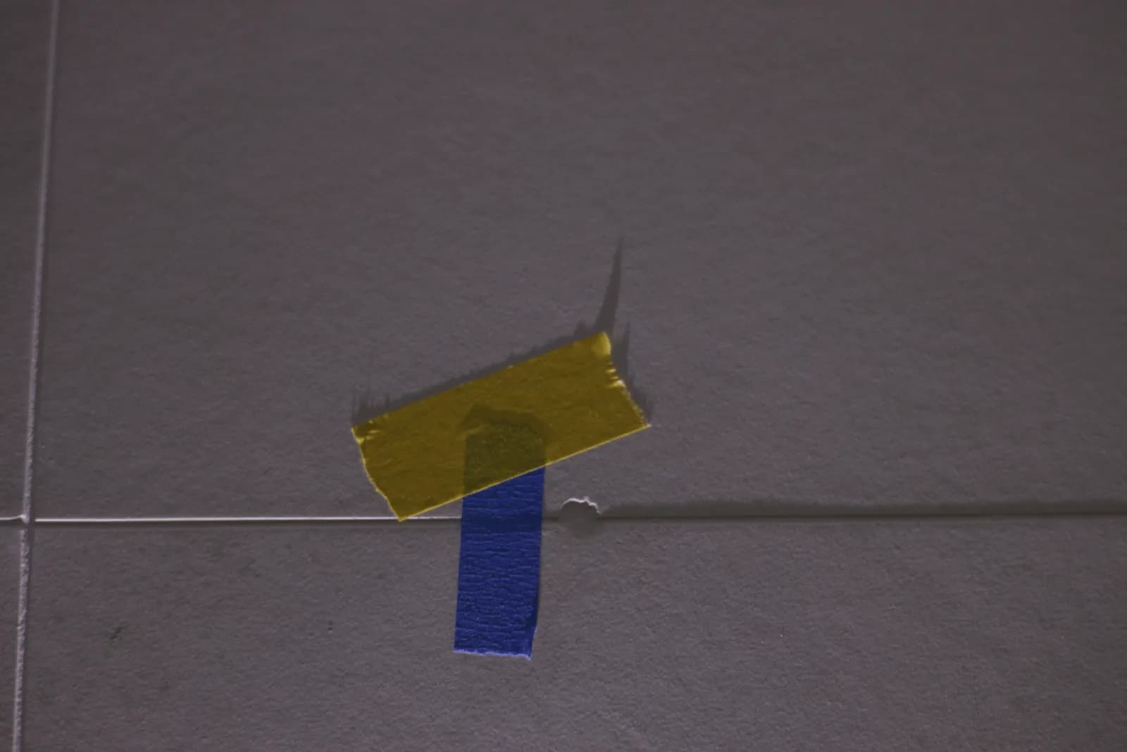 Hairline cracks flagged, graded and photographed